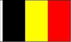 Belgium Hand Waving Flags